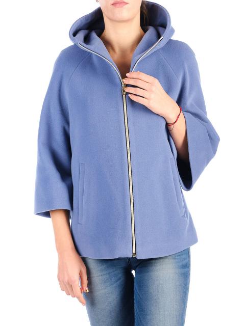 Ancona Cappotto lana-cachemire Art. Agata col. azzurro