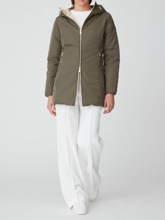 KALIE – PIUMINO VERDE LUNGO REVERSIBILE