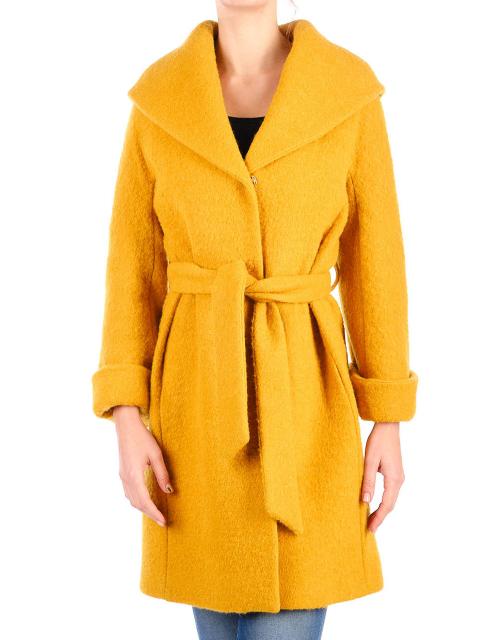 Ancona Cappotto misto lana Art. Amoroso col. zafferano